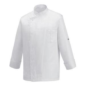 EGOCHEF Kuchársky rondon OTTAVIO cool vent biely - dlhý rukáv 4XL