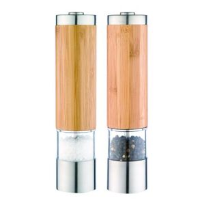 KITCHISIMO Elektrický mlynček na soľ a korenie KITCHISIMO 21cm bambus