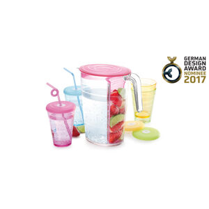 Tescoma džbán myDRINK 2.5 l, 4 poháre s viečkom zelená