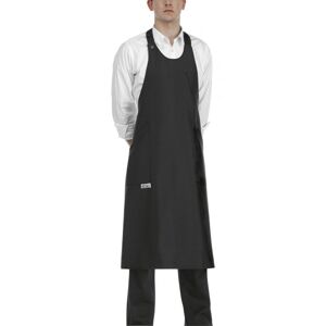 EGOCHEF Barmanská zástera vysoká - čierna 100 % polyester