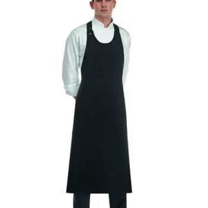 EGOCHEF Barmanská zástera vysoká - čierna 35% BA, 65% PES