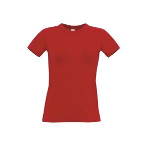 B&C Dámske tričko - červené XXXL