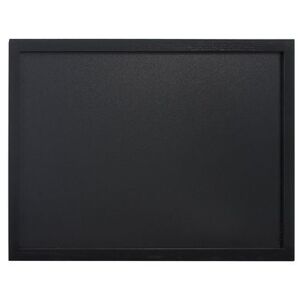 SECURIT Nástenná popisovacia tabuľa WOODY, čierny 40x60cm